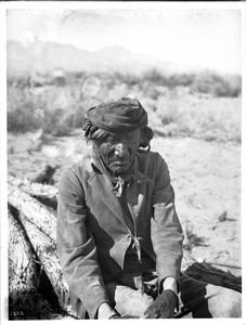 Old Pima Indian man, Anton, ca.1900