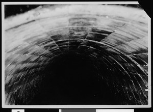 North outfall sewer interior view, October 1932