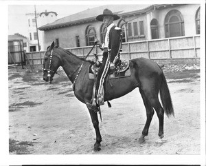 Felipe Avilla in the San Francisco Admissions Day Parade, 1927