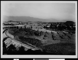 View looking east on Pasadena Avenue in Highland Park, ca.1894-1986