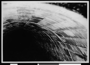 North outfall sewer interior view, October 1932