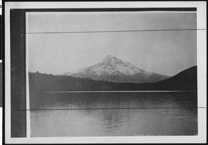 View of Mount Hood and Lost Lake in Oregon