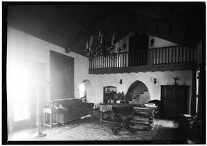 Interior view of the residence of Harry Schoenbum in Hollywood, June 28, 1926