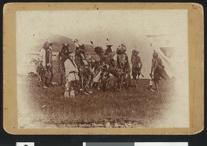 Sioux Indian dance, 1900-1910