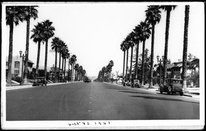 Paving on Sunset Boulevard east of Serrano Avenue, 1931