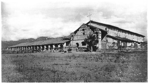 South front of Mission San Antonio de Padua, California, from the southeast, ca.1880