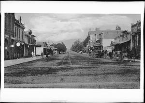 View of Santa Monica's Third Street from Broadway to Nevada, ca.1891