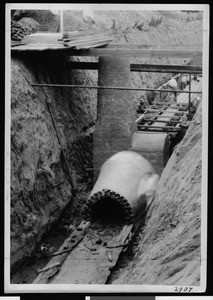 North Outfall Sewer construction