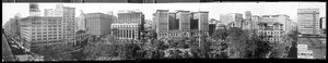 Los Angeles panoramic view west on 6th Street from Hill