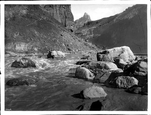 Colorado River, from the Hance Trail, Grand Canyon, looking east, 1900-1930