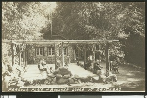 Pergola Place and Boulder Lodge at Switzer's Camp, May 1, 1920