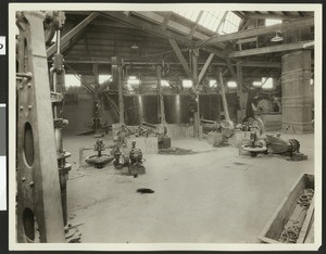 Interior of the California Clay Products Company, ca.1930