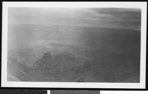 View of the Grand Canyon in Arizona, 1900-1940