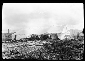 Remains of the Daily News, the first paper publications in San Francisco, after the earthquake, 1906