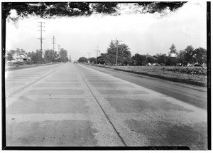 Looking east on Live Oak Avenue below Santa Anita Avenue, Arcadia, October 30, 1930