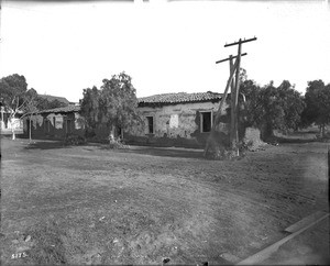 The Estudillo adobe house (made famous from the novel written by Helen Hunt Jackson entitled "Ramona"), ca.1887