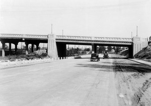 View of Ramona Boulevard looking east from a point west of the State Street Bridge in Los Angeles, April 16, 1935