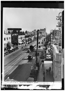 Hollywood Boulevard, east from McCadden Place, 1928