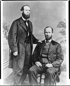 Portrait of Judge Peterson and R.C. Fryer, 1864