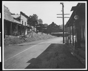 Amador Street scene near the Keystone Mine, ca.1930