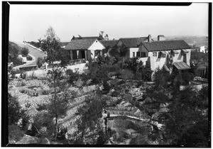 View of a Spanish-style house on Bonvue Avenue in Hollywood, March 11, 1930