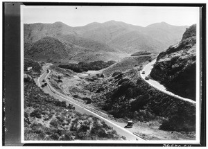 Birdseye view of Conejo Pass, 1929