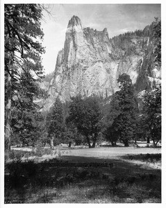 Sentinel Rock in Yosemite National Park, 1900-1930