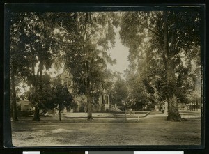 Exterior view of an unidentified residence in Chico, ca.1910