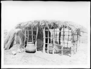 Pima Indian granary, Gila River Reservation, ca.1900