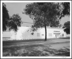 Exterior view of a Conrac Company building