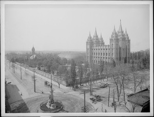 Salt Lake City in winter, ca.1905