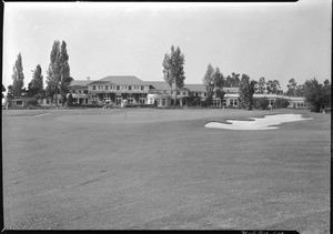 View of a country club and golf course in Los Angeles