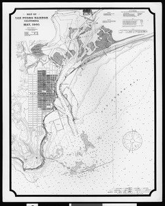 San Pedro Harbor topographic map, May, 1908