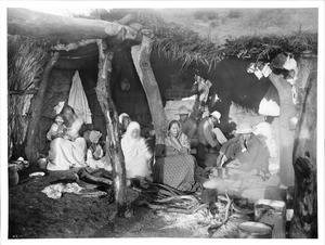 A family of escaped Yaqui Indians in Arizona, ca.1910