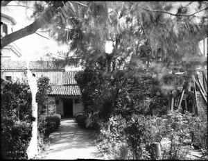 Garden at Mission San Juan Bautista, ca.1905