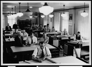 Interior view of Department of Public Works office