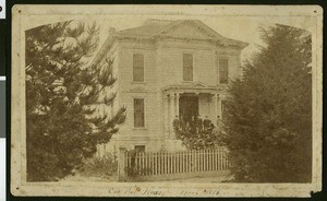 University of California at Berkeley, showing the Chi Phi House, 1879