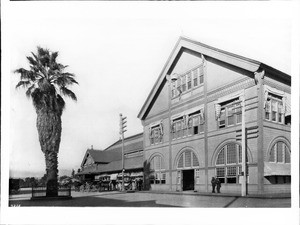 Southern Pacific Arcade Station on Alameda Street between Fourth Street & Sixth Street, ca.1895-1900