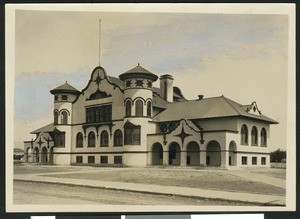 High school in Watsonville, ca.1900