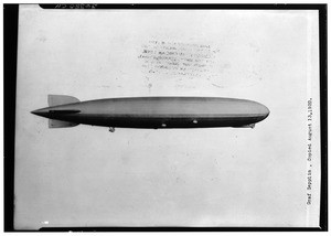 Graf Zeppelin dirigible, August 13, 1929