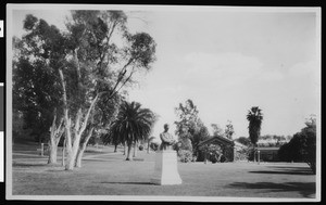 View of Eastlake Park (later Lincoln Park), showing the statue of Abraham Lincoln