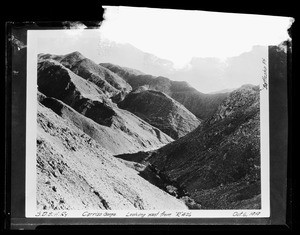 Carriso Gorge with canyons and mountains, October 1919