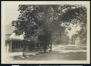 Residential street in Nevada City