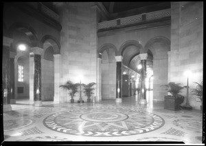 Interior view of Los Angeles City Hall