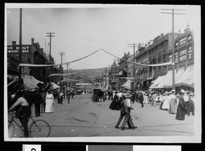 A street scene, Pendleton, Oregon, ca. 1900