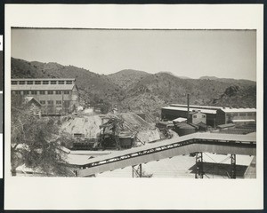 View of the Inspiration Copper Mining Company in Miami, Arizona