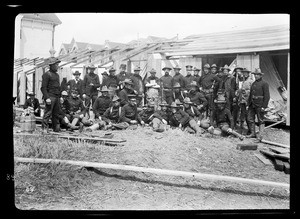 A company of the First Coast Battery, San Francisco, 1906