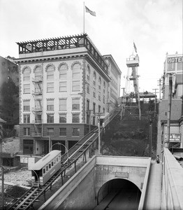 View of the Angels Flight, Los Angeles