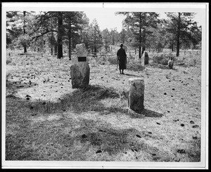 John Hance's grave at the Grand Canyon, Arizona, ca.1900-1930