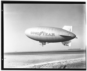 Goodyear Blimp over Mines Field, February 7, 1930